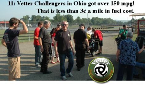 Vetter Fuel Economy Competition in Ohio: Over 150 MPG! Image